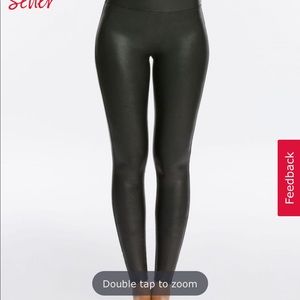 Spanx faux leather leggings
